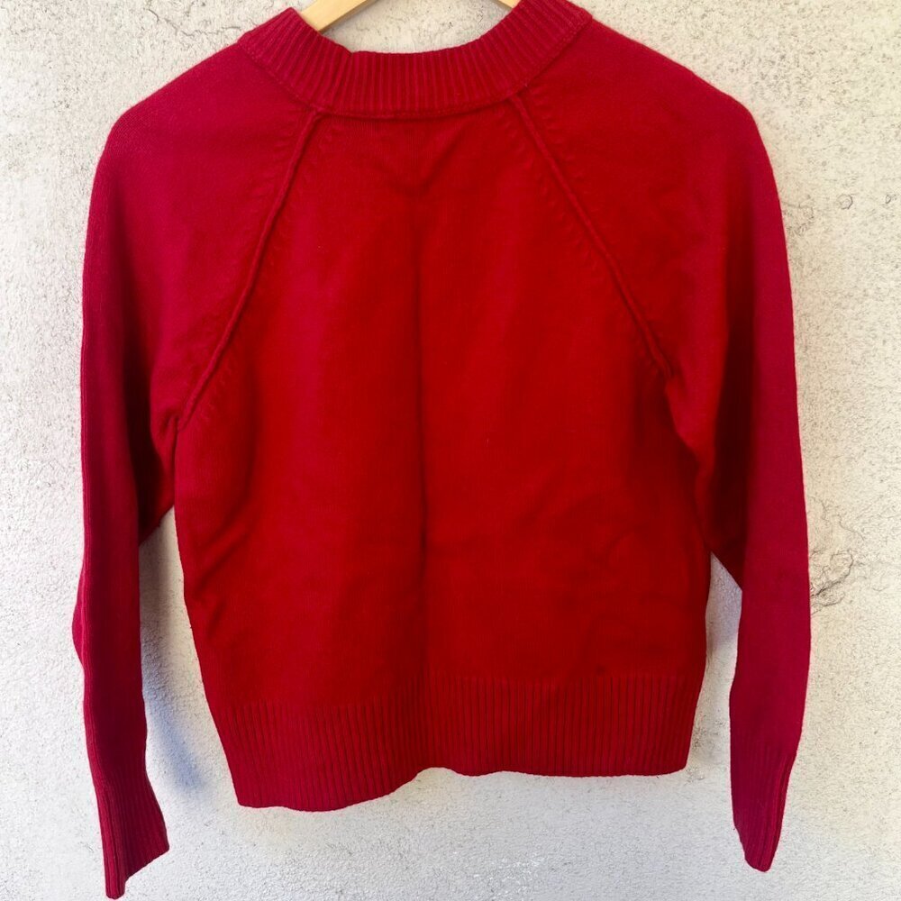 Banana Republic Red Pullover Style Cotton Wool Sweater XS - Picture 5 of 5